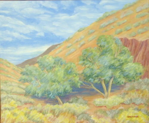 New Mexico, Two Trees .JPG
